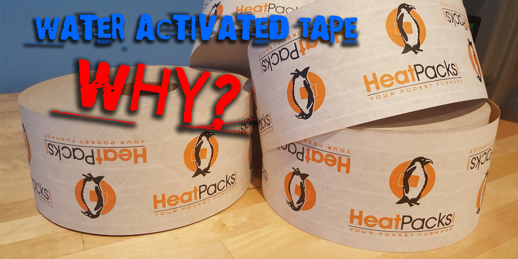 Why do we use water activated tape?