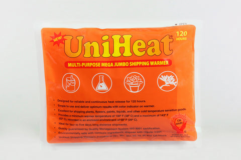 UniHeat 120 Hour Shipping Warmer - Front of Packaging