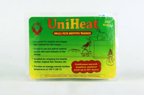 UniHeat 30 Hour Shipping Warmer - Front of Packaging
