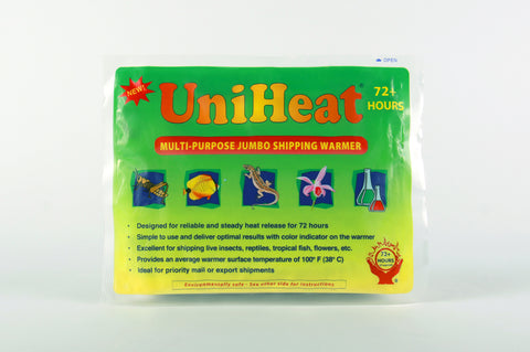UniHeat 72 Hour Shipping Warmer - Front of Packaging